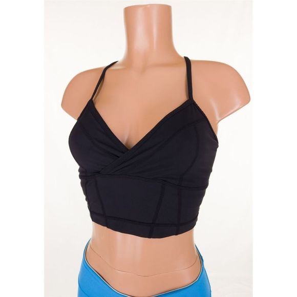 LULULEMON 6 Crossover Bra *Long Line Black THROWBACK! - Picture 4 of 9